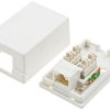 Gniazdo RJ45 pojedyncze, natynkowe, krone