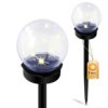 Lampa Solarna Ogrodowa Led 3000K Ip44 10Cm Ozdobna Wbijana Kula Gloris Lumiled