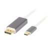 Złącze DISPLAYPORT do USB-C wtyk 8K 60Hz 7680 × 4320 px 1,8m / 92-026
