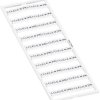 Marker card for terminal block plug, 793-5472