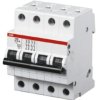 Wyłącznik nadprądowy MCB, Typ D, 4-biegunowy, 50A, 400V, na szynę DIN, ABB S204-D50, S200