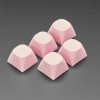 Adafruit Pastel Pink MA Keycaps for MX Compatible Switches - 5 pack
