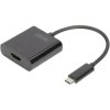 Digitus DA-70852 TV/monitor Adapter USB-C to HDMI plug socket 15 cm length