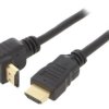 Kabel HDMI wtyk,HDMI wtyk 90 góra/dół, PVC, HDMI 2.0, 30AWG, dł. przewodu: 3m CC-HDMI490-10