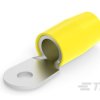 Zacisk oczkowy Ø , M8 (5/16) izolowany Żółty TE Connectivity