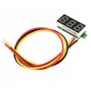 Voltomierz cyfrowy 3-99V DC montażowy czerwony LED / 309