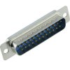 25-Way D Connector Plug Solder Lug