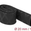 19593 Shrink tubing X-pattern non-slip 1 m x 20 mm black