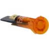 R-TECH 420022 Neon indicator light, round, amber, 240V, T120