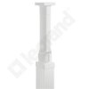 Zestaw wykończeniowy do kolumny 1 i 2-komorowej z teleskopowową regulacją biały 653066