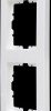 407129005 HK07 PURE - 4-way cover frame, pure white