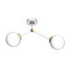 Lampa Sufitowa Joy White / Gold 2Xe14 Mlp7463 Milagro