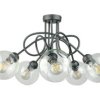 Lampa sufitowa nowoczesna 5xE27 EVIE BLACK