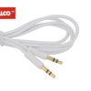 Przewód jack 3,5mm wtyk-wtyk 0,5m JKJ20 biały Vitalco