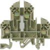 Kostka zaciskowa na szynie DIN RS PRO poziomy: Podwójny 22 → 12AWGŚruba raster: 5mm 24A 500 V