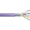 Kabel teleinformatyczny F/UTP kat.6 4x2xAWG23 LSOH drut fioletowy B2ca DK-1626-VH-5 /500m/