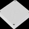 1551WXGY Waterproof miniature case, 80 x 80 x 22 mm, grey