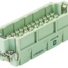 Pin contact insert, 24B, 46 pole, unequipped, crimp connection, with PE contact, 09320463001