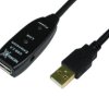 Kabel USB Złącze A USB A Złącze B USB A dł. 30m Przewód przedłużający USB USB 2.0