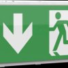 ELED200104-8H LED emergency exit light, emergency light, wall mounting, recess