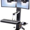Ergotron Uchwyt do monitora, stołowy WorkFit-S 2 Wyświetlacz 25,4 cm (10