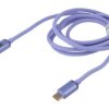 Kabel USB 2.0 USB C wtyk z obu stron 1,2m fioletowy 100W CAJY000605