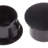 Zaślepka, Czarny Niegwintowany, Nylon 66, Zaślepianie, 12.7mm 16.5mm RS PRO