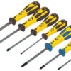 VDE screwdriver kit, PZ0, PZ1, PZ2, 3 mm, 4 mm, 5.5 mm, 6.5 mm, Pozidriv/slotted, T49163D