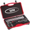Zestaw nasadek rozmiar napędu 3/8 cala elementy: 51 SAM