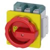 Rozłącznik główny/awaryjny 3P 125A 45kW AC23A 400V styki pom 1Z 1R montaż tablicowy pokrętło 4 otwory 3LD2804-1TP53