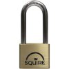Squire LN5/2.5 Lion Brass Padlock 5-Pin 50mm - 65mm Long Shackle