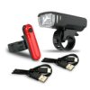Zestaw Ładowalnych Lamp Rowerowych Led Falcon Eye City