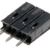 RS PRO Gniazdo PCB 3 -pinowe 1-rzędowe raster: 2.54 mm Otwór przelotowy Taśma z gniazdami Lutowie Prosty