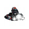 Latarka czołowa 3xCREE T6 LED na 2 akumulatory 18650