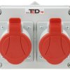 Rozdzielnica budowlana RS-05 2x32A/5P 400V 05.013