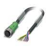 Phoenix Contact Kabel siłownika czujnika Złącze A Prosty 8 długość 20 m Rodzaj A Męski Żeńskie Złącze B Prosty 8