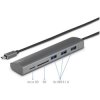 Renkforce RF-3374948 USB 3.0 hub Silver Aluminium Built-in SD reader