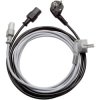 LAPP 73222381 plug C13/C14 grey 5m PVC cable, right-angled plug.