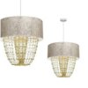 Lampa Wisząca Almeria White/Gold 1Xe27 Mlp6447 Milagro