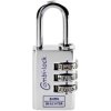Burg Wächter 3641 Combi 90 Padlock 30.20 mm Aluminium Chrome 3 Digits
