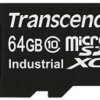 Karta Micro SD MicroSDXC, 64 GB Tak MLC, Transcend USDC10I -40 → +85°C
