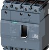 Wyłącznik kompaktowy MCCB, 4-biegunowy, 63A, Siemens, 3VA1