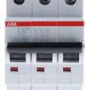 Wyłącznik nadprądowy MCB, Typ C, 3-biegunowy, 40A, 440V, 125V, na szynę DIN, ABB S203M-C40, S200M