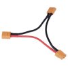 XT60 Male to 2 x Female Series Adapter Lead 14AWG 100mm