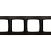 KARO Ramka 4 poczwórna czekoladowy metalik R-4S/40 OSPEL