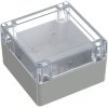 TRU COMPONENTS TC-13865116 Industrial casing ABS PC Grey Transparent 119.9x119mm
