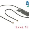 89569 WLAN antenna, 2 x MHF® 4L connectors