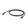 kabel LAN Weidmüller 1251610050, 1 szt., RJ45, CAT 6a, S/FTP, 5.00 m, czarny