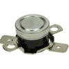 Termostat; bimetaliczny; 2455R-01000084; NC; 30°C; 15°C; 10A; 250V AC; metal fi 16x12mm z uchwytem; konektory 6,3mm poziome; fen