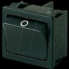 01802.3102-03 Rocker switch, 2-pin, OFF, black, I-O